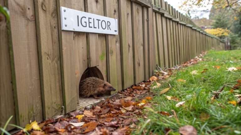 Bahn frei für die Igel mit dem Igeltor